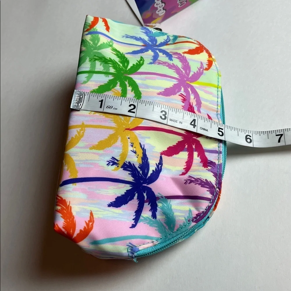 Iscream x Corey Paige Designs Palm Trees Cosmetic Bag - NWT